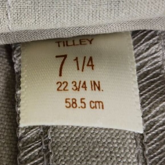 VTG Tilly Endurables T3 Wanderer Duck Sz 7 1/4 Hat Khaki Cotton Safari Canada - Picture 8 of 8
